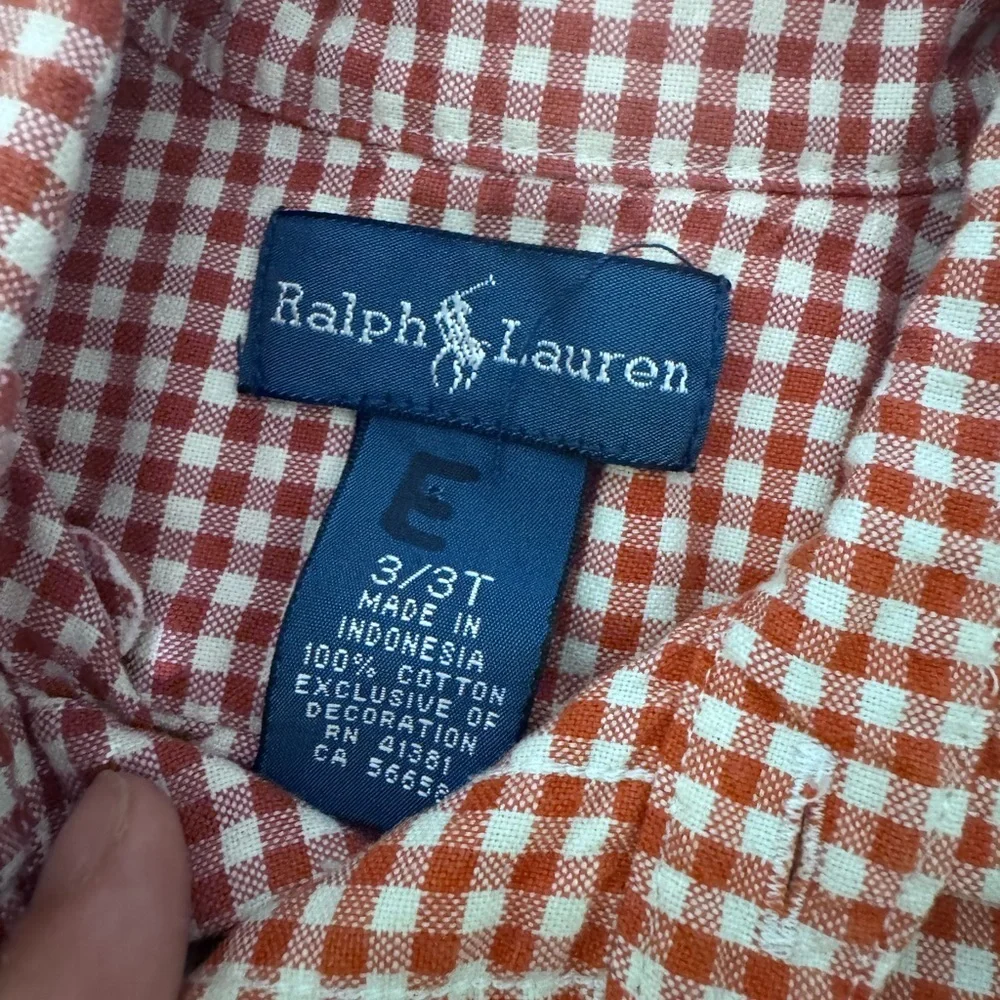 Ralph Lauren orange white